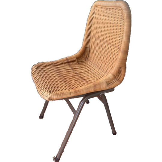 Rotan Design Eetkamerstoel Dirk Van Sliedrecht Rohe. 1
