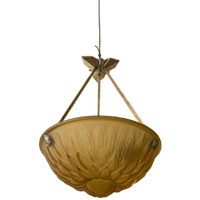 Lamp Schaallamp Hanglamp Art Deco 1930 Model Artisjok Frans