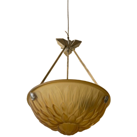 Lamp Schaallamp Hanglamp Art Deco 1930 Model Artisjok Frans 1