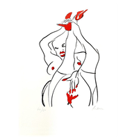 Peter Diem (1945) - Liggende Vrouw