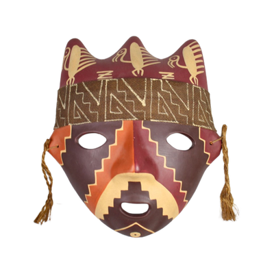 Peruaans Masker - Peru - Wanddecoratie - Keramiek - Peruaanse Cultuur