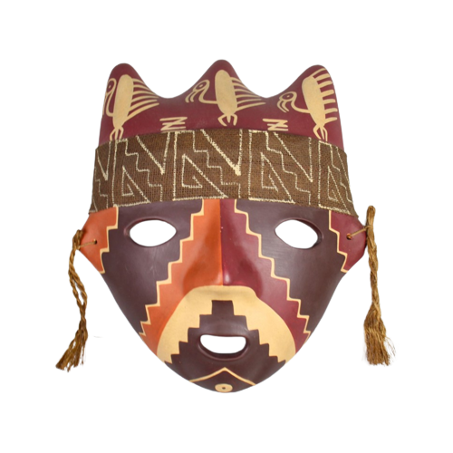 Peruaans Masker - Peru - Wanddecoratie - Keramiek - Peruaanse Cultuur