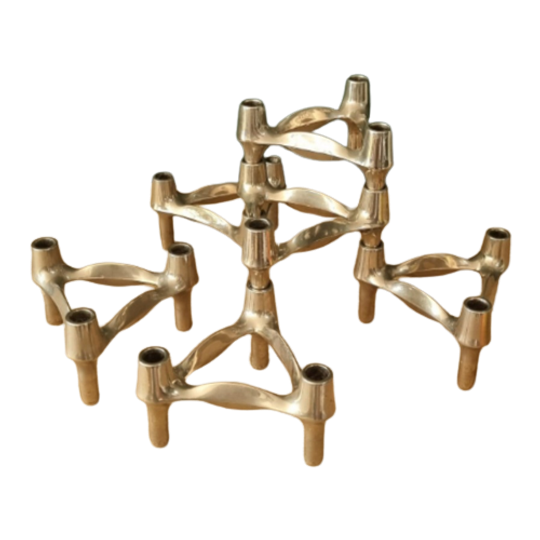 Duitse Kandelaars Van Bayerische Metallwaren Fabrik 1