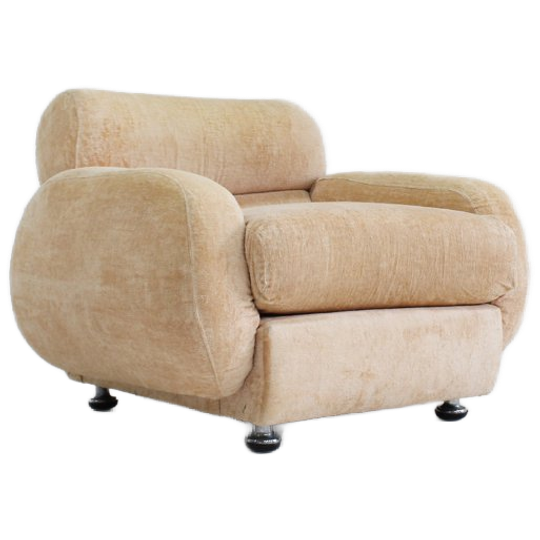 Vintage Italiaanse Fauteuil Jaren 70 1