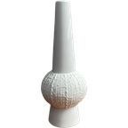 White Bisuit Ceramic Vase By Kpm 1960S thumbnail 1