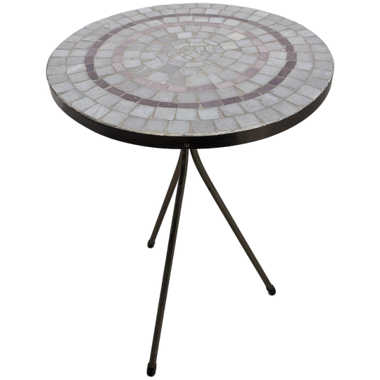 Mid-century Tripod Side Table 1