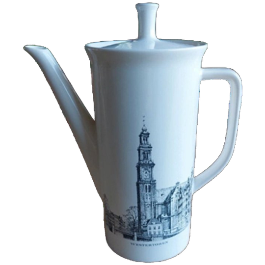 Thee/koffiepot Van Villeroy& Boch Met Opdruk Van Westertoren En Montelbaanstoren 1
