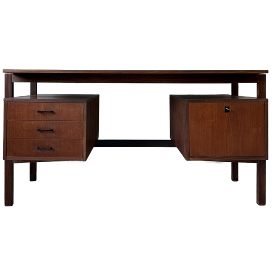 Vintage Houten Bureau 1