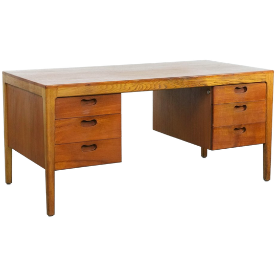 Vintage Jaren ’60 Duits Design Bureau Van Hartmunt Lohmeyer Voor Wilkhahn Met 6 Lades 1