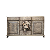 Vintage Look Dressoir/ Handbeschilderd Kast/uniek