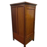 Unieke Diepe Antieke/Art Deco Opbergkast Deken Kast