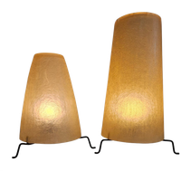 Set Resin Table Lamps / Height 43 Cm