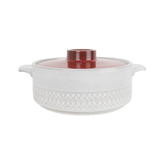 Ceremano Dekschaal Rood Wit 1
