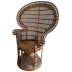 Vintage Peacock Chair / Pauwenstoel Emmanuelle thumbnail 1