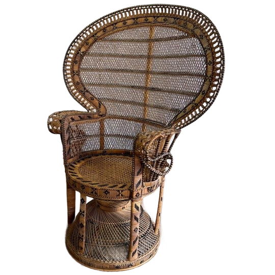 Vintage Peacock Chair / Pauwenstoel Emmanuelle 1