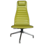 Capellini Lotus Attesa High Back Leather Swivel Relax Chair thumbnail 1