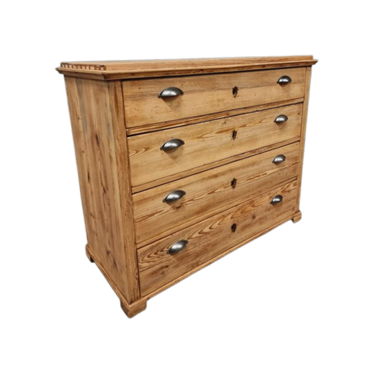 Antieke Zweedse Ladekast Commode 19E Eeuws 92X110 Cm 1