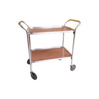 Midcentury Serveerwagen, Trolley, Hollywood Regency, Vintage
