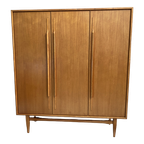 Heinrich Riestenpatt Teak Highboard 1960S Mcm thumbnail 1