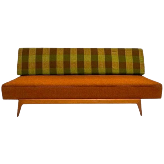 Vintage Pastoe Daybed Teak Hout Bank Sofa Lounge Bankje Bed 1