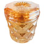 Artdeco Carnival Kristal Sieradendoos Iriserend Oranje 1930’s thumbnail 1