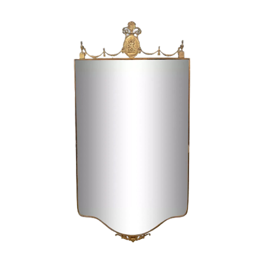 Italian Brass Mirror 1
