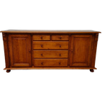 Vintage Landelijk Grenenhout Dressoir Buffetkast Ladekast thumbnail 1