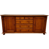 Vintage Landelijk Grenenhout Dressoir Buffetkast Ladekast