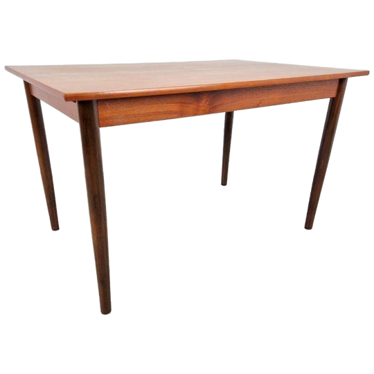 Vintage Teak Eettafel Scandinavisch Design Uitschuifbaar ‘60 1