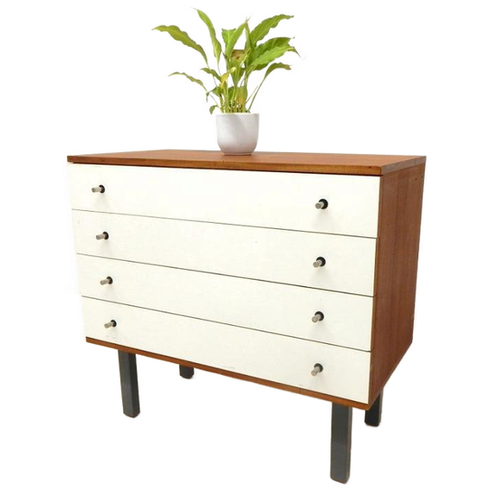 Retro Vintage Ladekast Kast Dressoir Tv Meubel Jaren 60 / 70 1