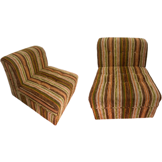 2 Modulaire Vintage Fauteuils 1
