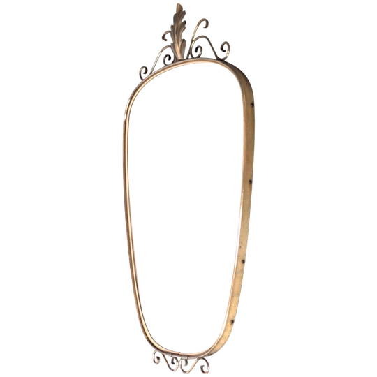 Hollywood Regency Deknudt Spiegel- Jaren 50 - (kb15) 1