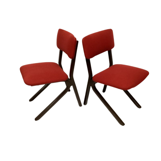 Vintage Stoelen, Set Van 4! 1