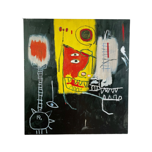Jean Michel Basquiat, Untitled(19) Licensed By Artestar Ny , Printed In U.K.