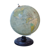 Globe – Jaren 50 – Bakeliet En Karton - (mb42)