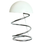 Italiaanse Vintage Space Age Spiraal Tafellamp thumbnail 1