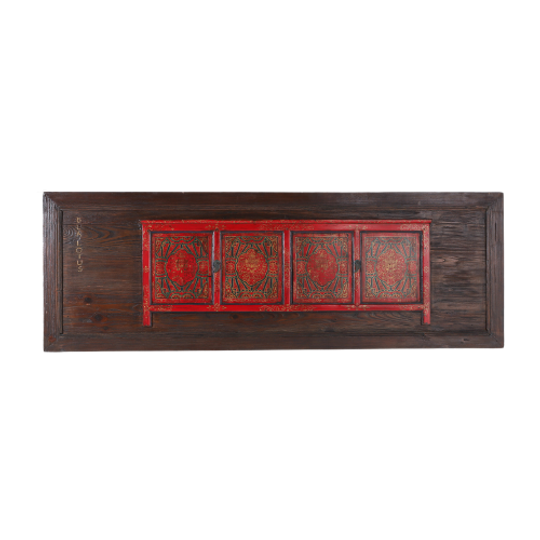 Unique Tibetan Doors Wall Decoration ‘blue Lotus’ 1