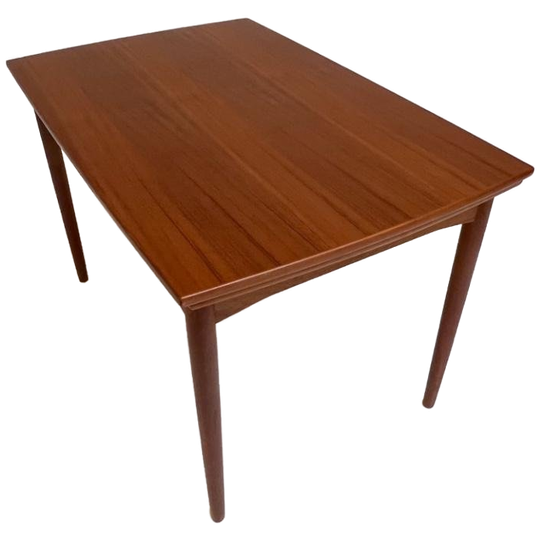 Massief Houten Uitschuifbare Deense Tafel, 1970'S 1