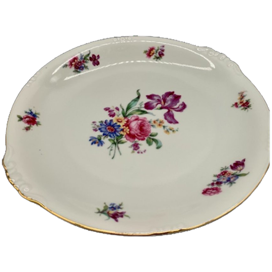Gebaksschaal Taartschaal Bavaria Bloemdecor 1