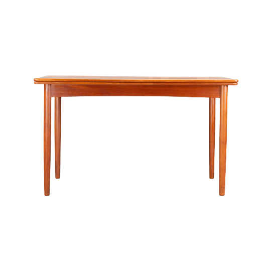 Deense Design Teak Uitschuifbare Tafel, 1960s 1