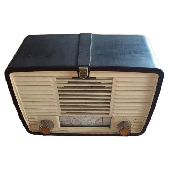 Antiek Audio Philips Bx115u /19 Buizenradio Ca 1953 1