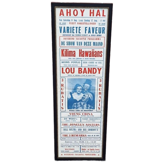 Vintage Circus Poster, Origineel Uit Ca.1955-1965🤡 1