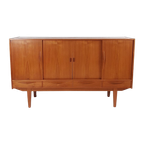 Vintage Teak Houten Dressoir | Highboard | Wandkast Deens thumbnail 1