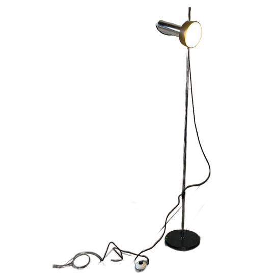 Vintage Chromen Staanlamp / Vloerlamp 1