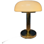 Vintage Glazen Tafellamp, Deens Design thumbnail 1