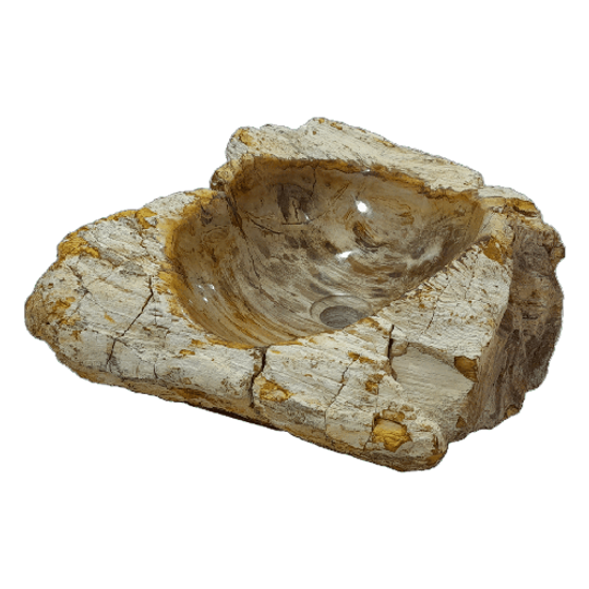 Fossiel Houten Wasbak | Naturel 1