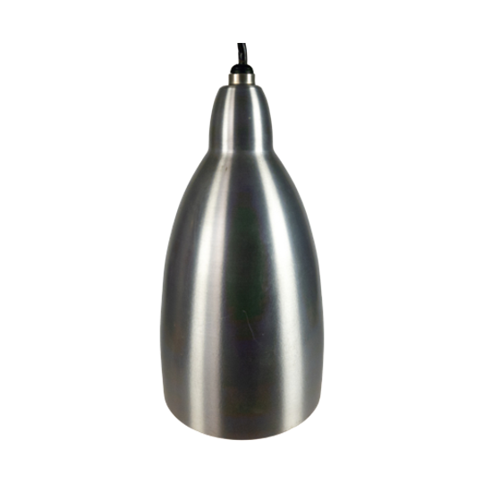 Dutch Design - Dijkstra Holland - Model Vesta 1 - Geborsteld Aluminium - 80'S 1