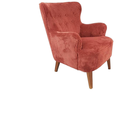 Artifort Roze Fauteuil | Ribstof, Ook Anders Verkrijgbaar 1