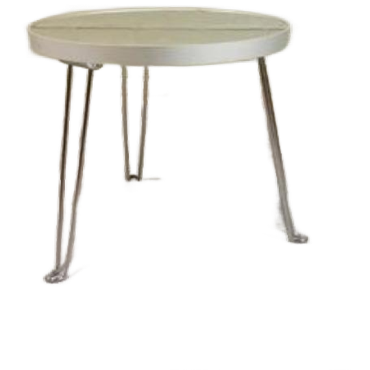 Spiegel Bijzettafel Klaptafel, Rond 1