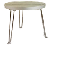 Spiegel Bijzettafel Klaptafel, Rond